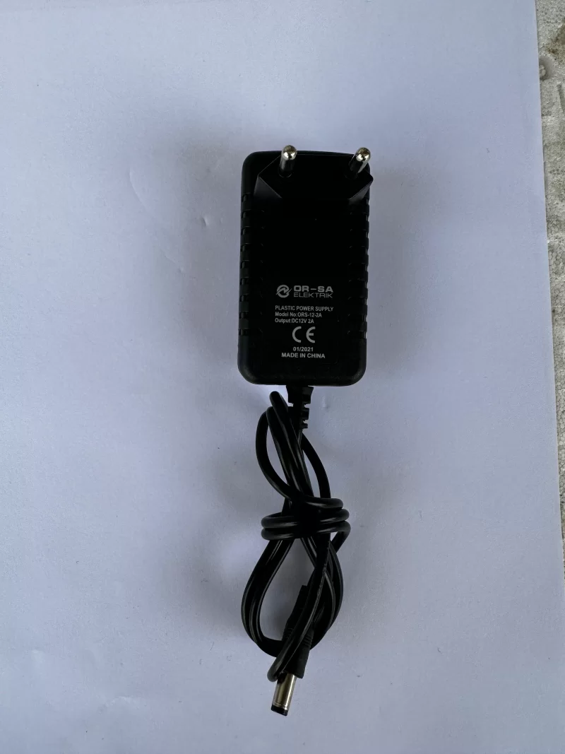 12 Volt 2 Amper Standart Uç Adaptör