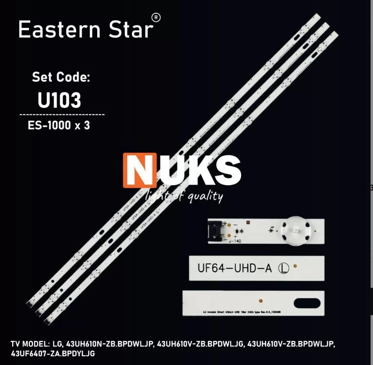 43UH610N, 43UH610V, 43UF6407, UF64_UHD_A, LED BAR