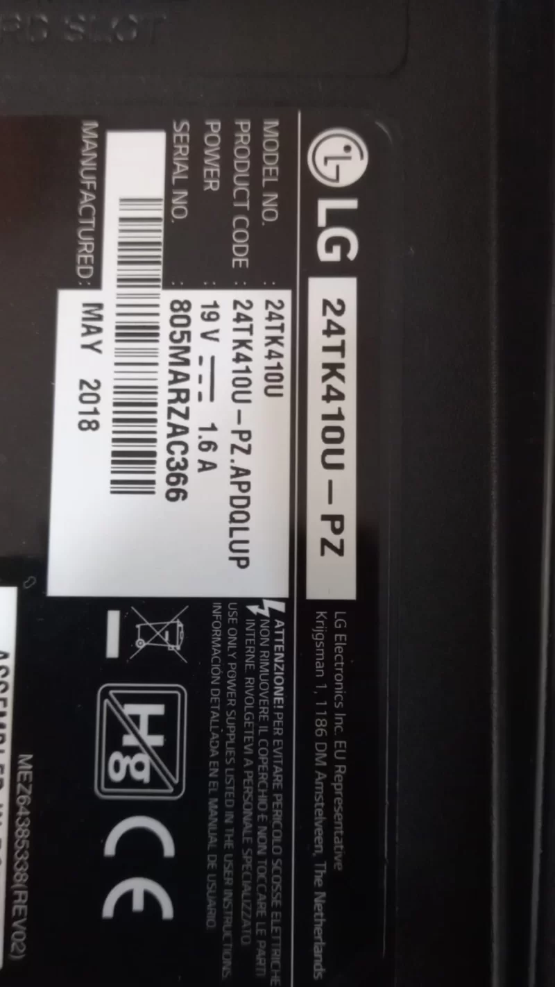 Lg 24tk410u, V236bj1le2, 06c8ctl83f206sf Tv Led Bar