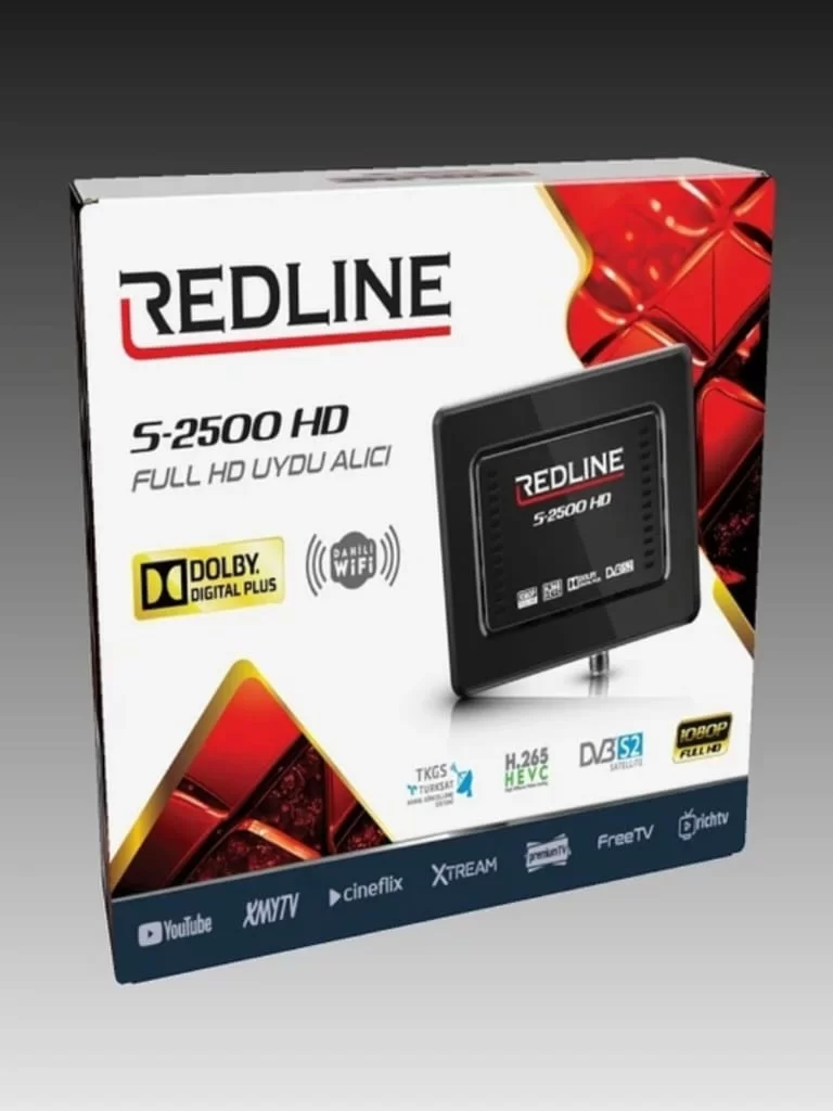 Redline S-2500 Full Hd Uydu Alıcı Dahili Wifi S2500