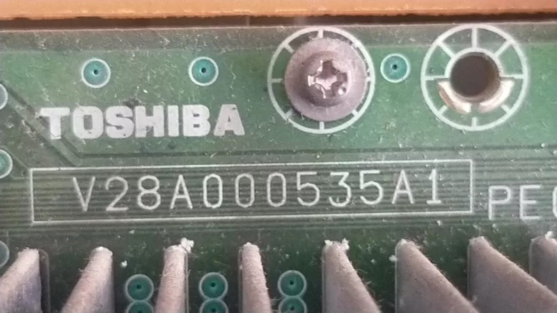 V28A000535A1 , PE0424 Toshiba 42C3500P Main Board Anakart