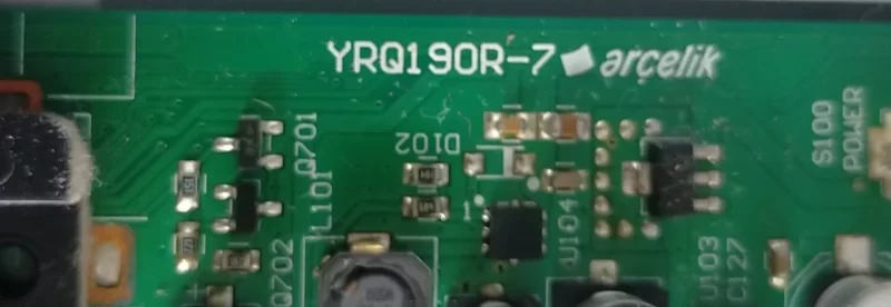 YRQ190R-7 Arçelik 82507B Main Board 