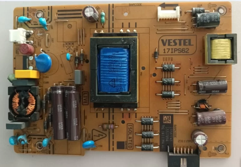 27727743, 23327056, 17ıps62,32 İNÇ  Vestel, Power Board, Besleme