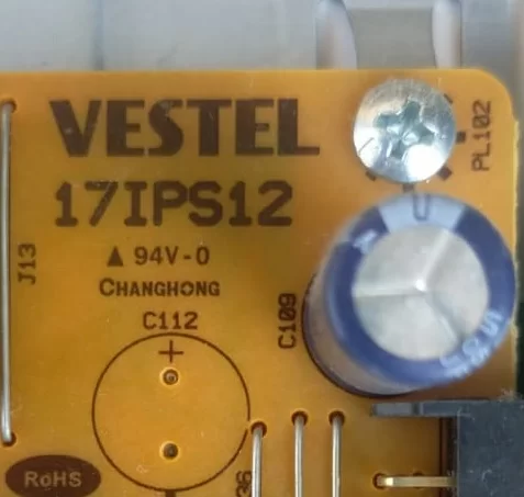 17IPS12 , 28348454 , 23321119  Vestel 49F9400 Power Board 