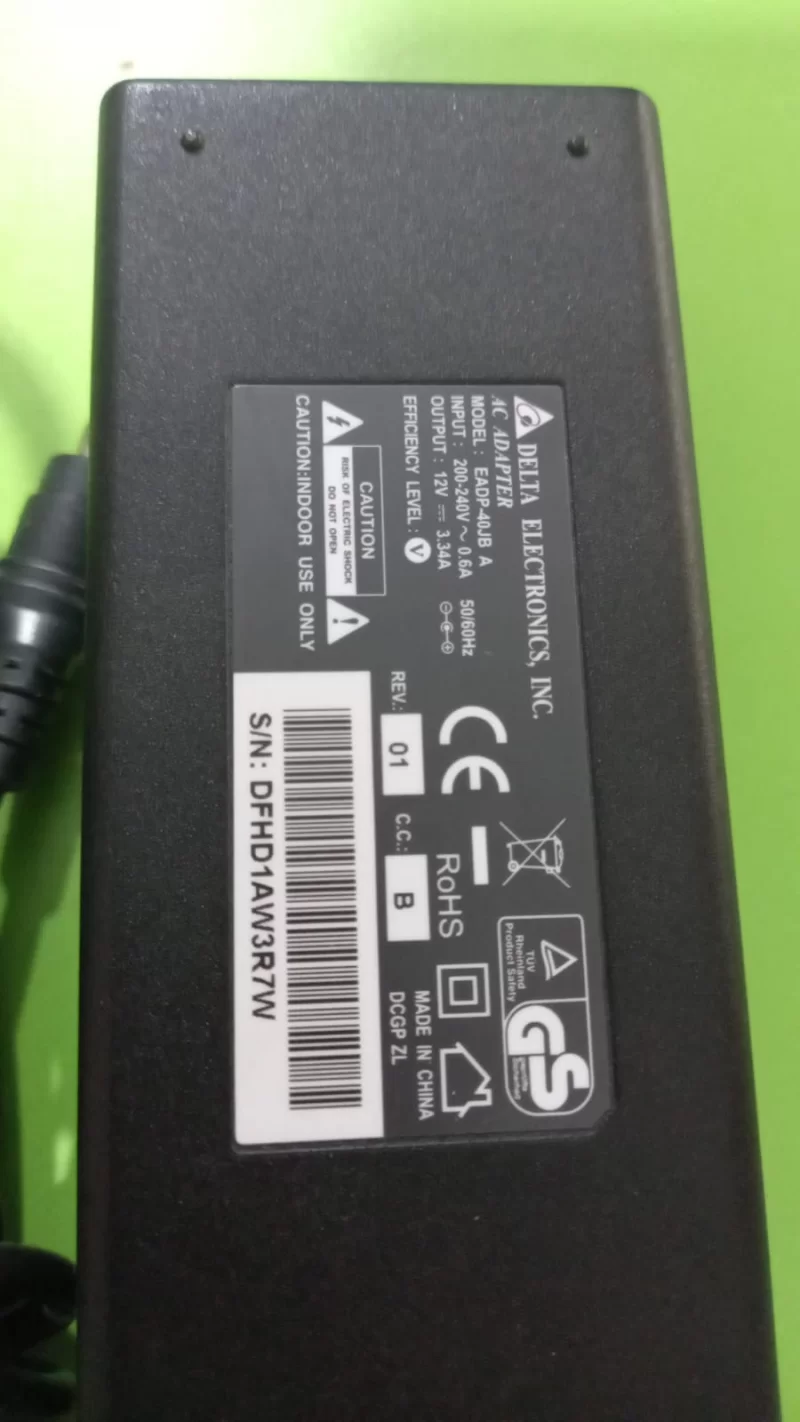 EADP-40JB A , 12 VOLT 3.34, AMPER DSAMRT, DİJİTÜRK, MODEM, İĞNE UÇLU ADAPTÖR