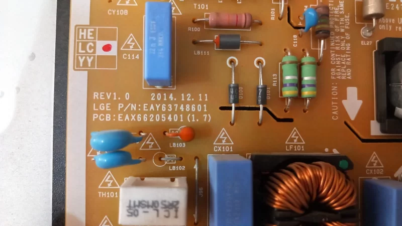 Eax66205401, Lg 43uf7787 Power Board, Besleme