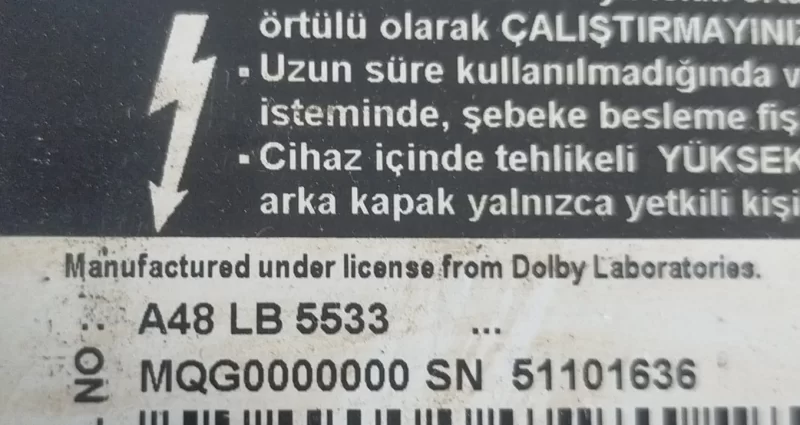 E8844194V  Arçelik  A48LB5533 T-con Board 