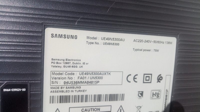 SAMSUNG UE49N5300AU BN96-45632D HOPARLOR ÇİFTİ