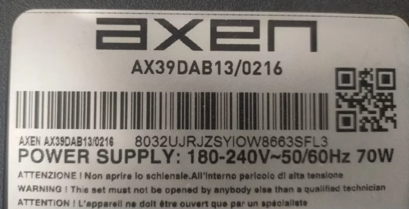 13AT204V1.0, AXEN AX39DAB13/0216 MAİNBOARD ANAKART