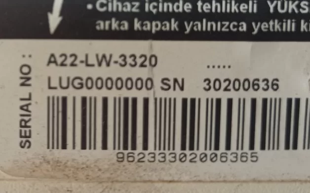 Vnq192-3, Arçelik  A22-Lw-3320  Kumanda Gözü Sensör Ir