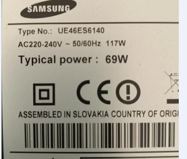 BN96-17116P, SAMSUNG UE55ES5500 LVDS KABLO