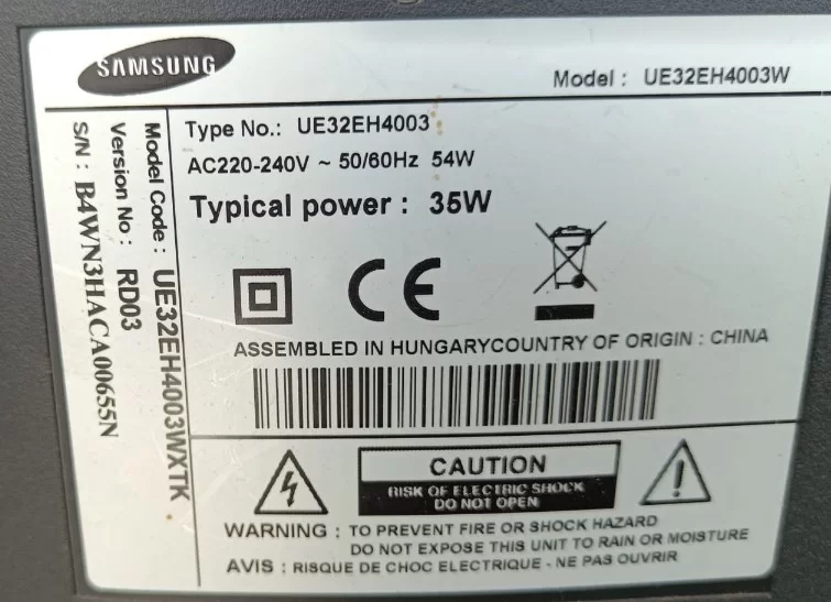 Bn96-23513a, Samsung Ue32eh4003 Tv Hoparlör Seti