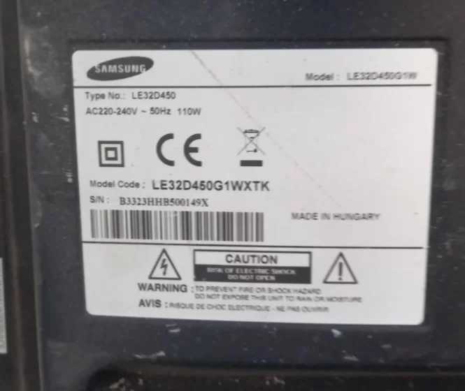 Bn96-12871d, Samsung Le32d450 Hoparlör Takımı