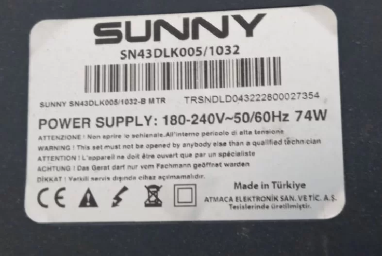 Sunny Sn43dlk005 Hoparlör