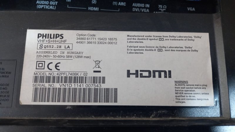 PHİLİPS 42PFL7406 42PFL7406 K/02 LVDS KABLOSU