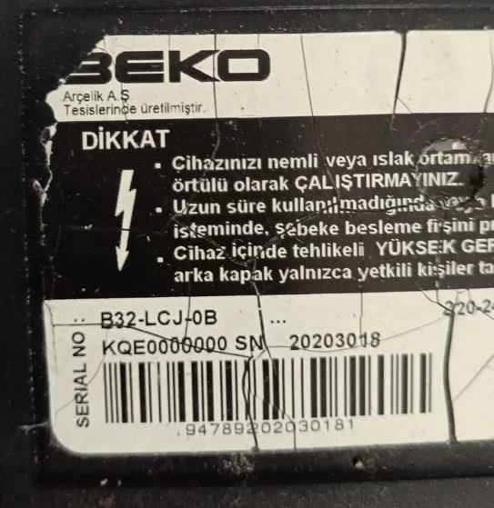 SSL320_4UA01, Beko B32-LCJ-0B İnverter Board