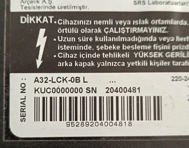 6632l-0627a, 3pega200002b-R, Arçelik A32-Lck-0b L İnverter Board