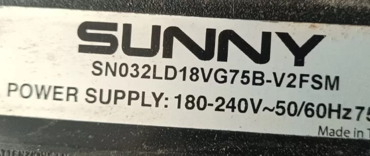 Ay090p-4sf01, Sunny Sn032ld18vg75b Power, Besleme