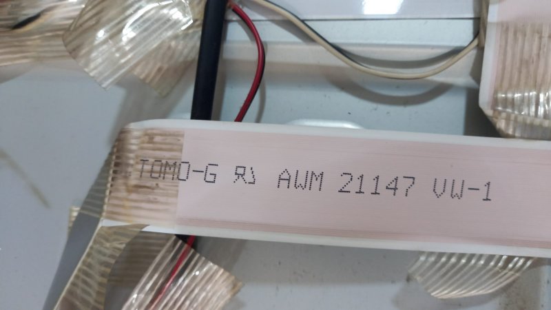 philips 42pfl4307k/12  SUMITOMO-G, AWM 21147 VW-1, PHILIPS 47PFL4307K/12, Lvds kablo