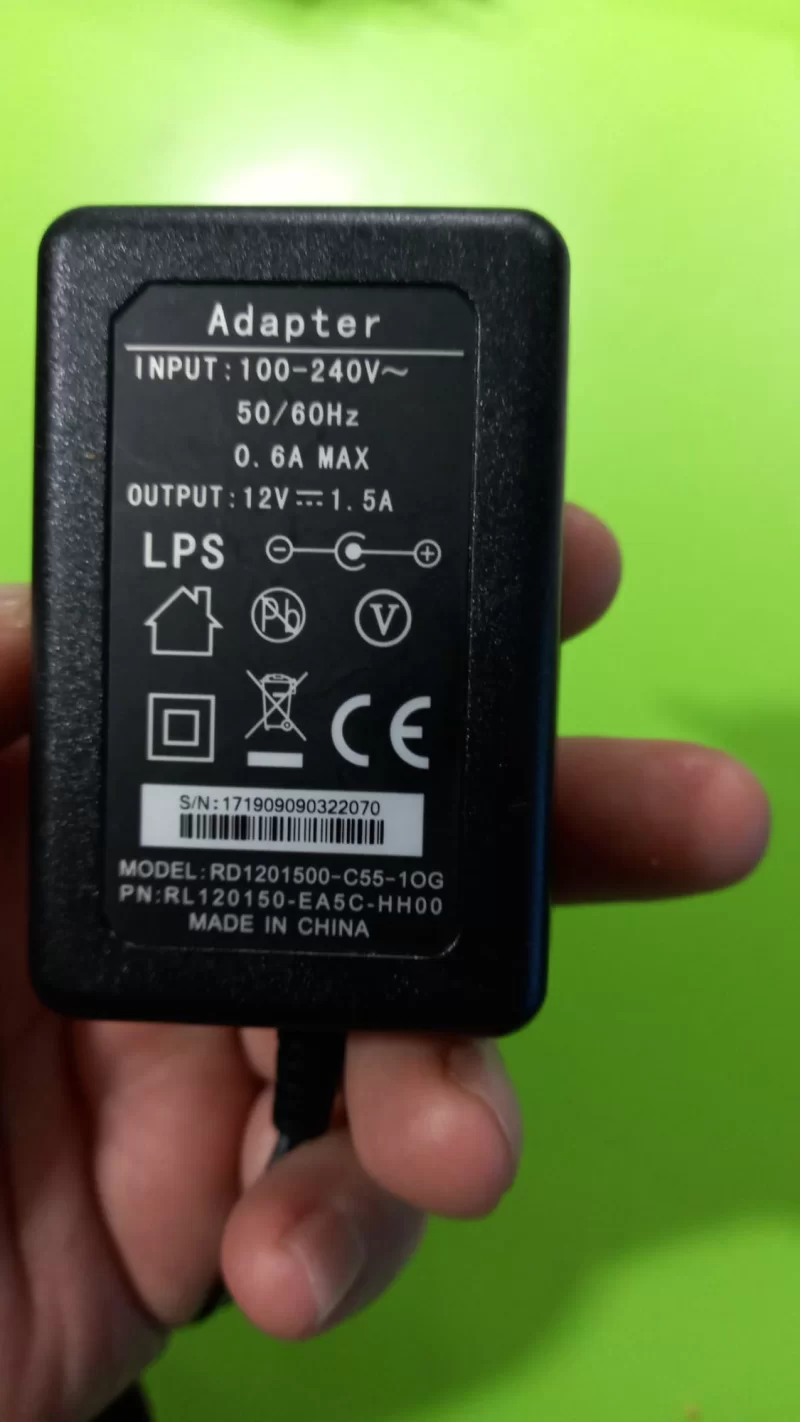 Modem, Uydu Alıcı Adaptör ,12 Volt 1,5  Amper