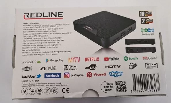 REDLİNE S700 MAX Smart Android OTT Box IPTV