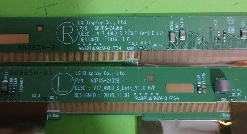 6870S-2435B, 6870S-2436B, LG 49SJ800 PANEL PCB-GOF