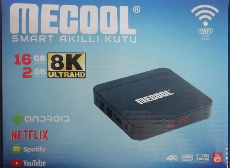 MECOOL SMART 8K ULTRA HD ANDROİD AKILLI KUTU