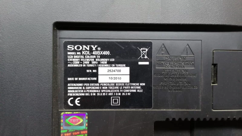 Ssı400_10a01, Sony Kdl-40bx400 İnverter