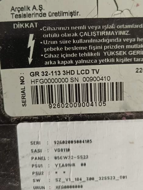 SS1320_4UA01, Grundig  Gr 32-113-3hd  İNVERTÖR