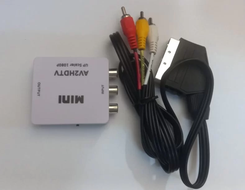 Scart To Hdmı Av Video Tv Çevirici Dönüştürücü Adaptör, Av Converter