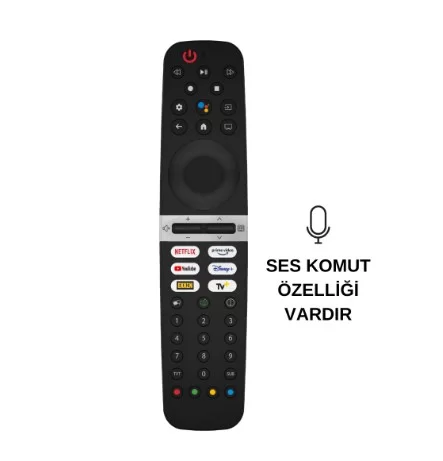 ARÇELİK-BEKO. SES KOMUTLU NETFLIX-PRIME-YTUBE-GOOGLE-BEIN-TV+ KUMANDASI