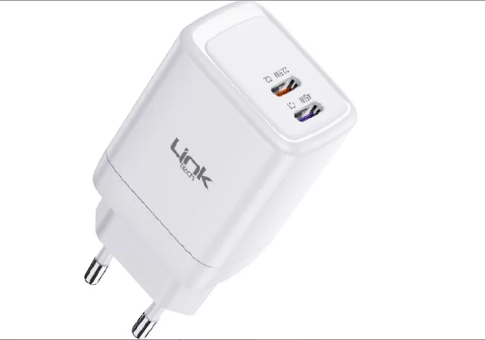 Linktech G831 Premium 45W Pd Gan 2x Type-C Şarj Adaptörü (Başlık)