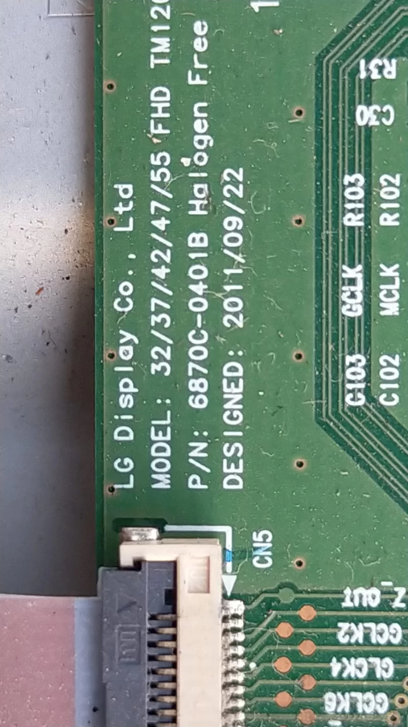 6870C-0401B , PHİLİPS 42PFL3507 T-con Board 