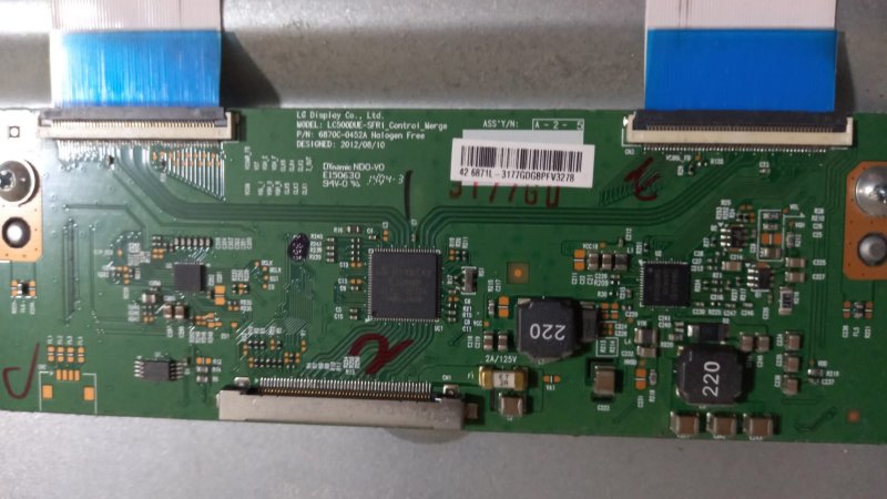  VESTEL  42PF7175 T CON BOARD   6870C-0452A 42 6871L 3177GDGBPFV3278