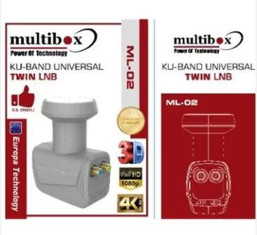 MULTİBOX KU-BAND UNIVERSAL TWİN İKİLİ FULL HD LNB