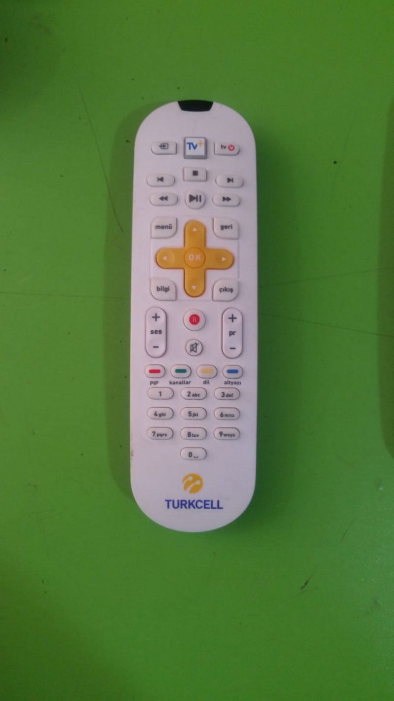 Turkcell TV Plus Kumandası  Klavyeli Kumanda