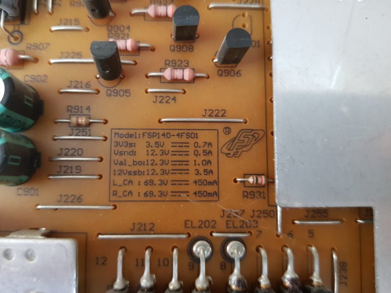 PHILIPS 42PFL6198K/12,FSP140-4FS01,POWER BOARD,BESLEME..