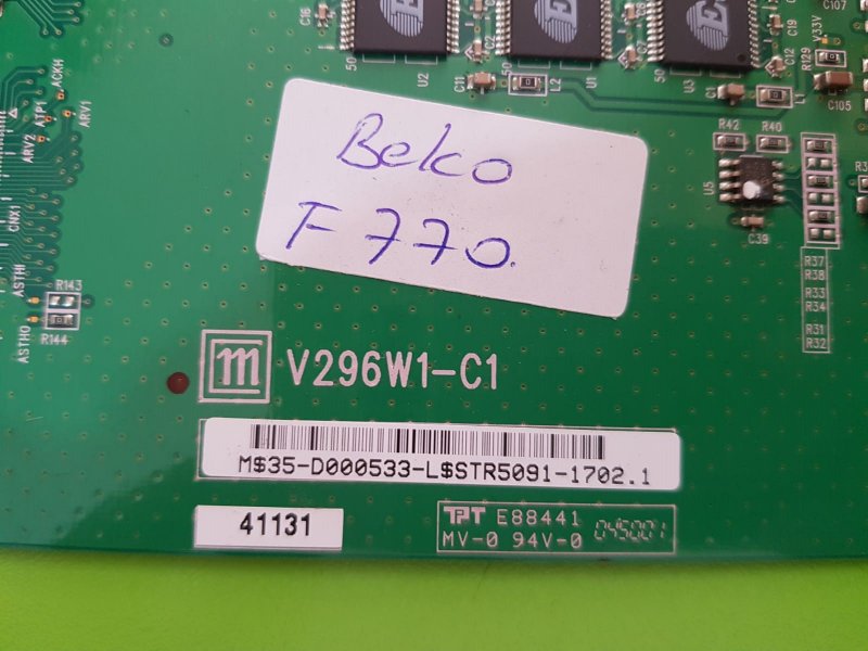 BEKO F776 LCD TV,V296W1-C1,MV-0 94V-0,TICON BOARD