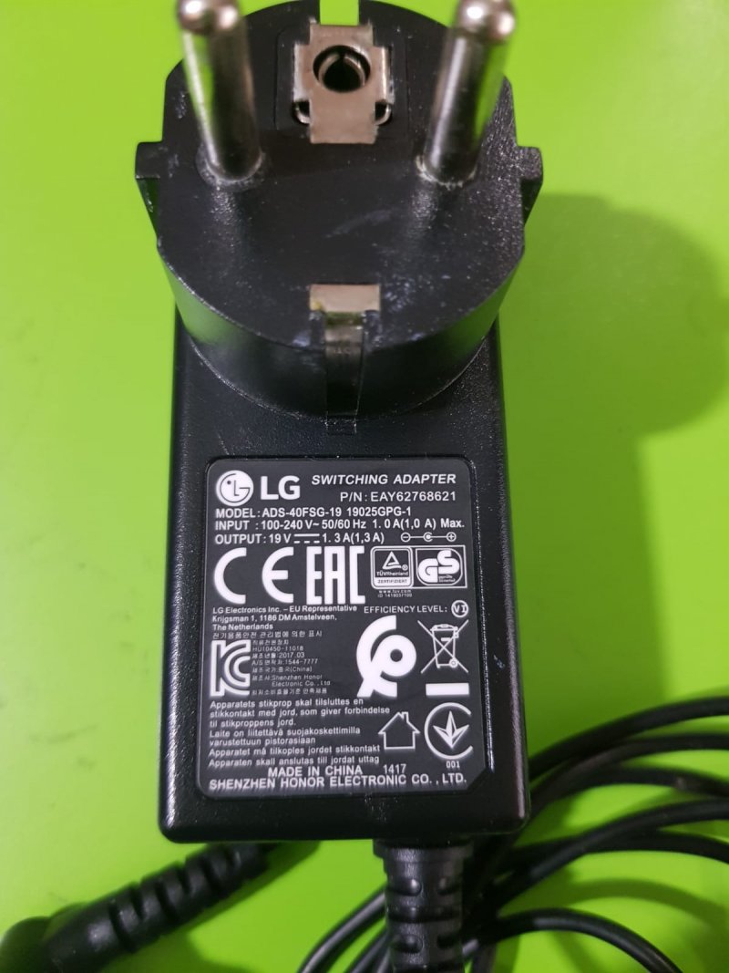  LG 24M47VQ-P,19V-1.3A,ADAPTÖR