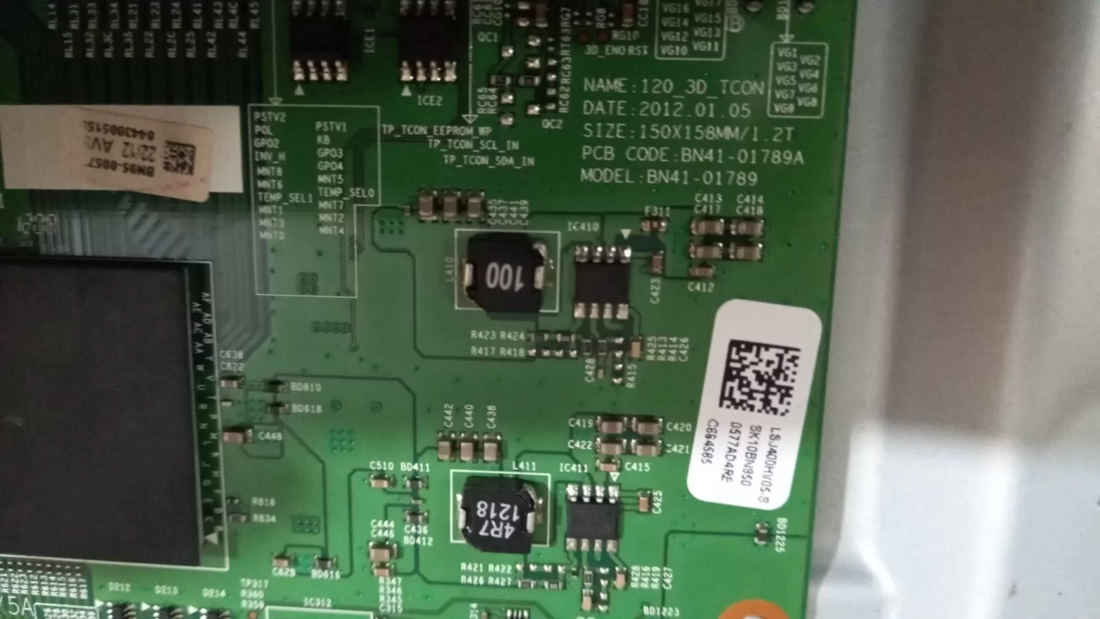 SAMSUNG UE40ES6340S,BN41-01789A,TICON BOARD