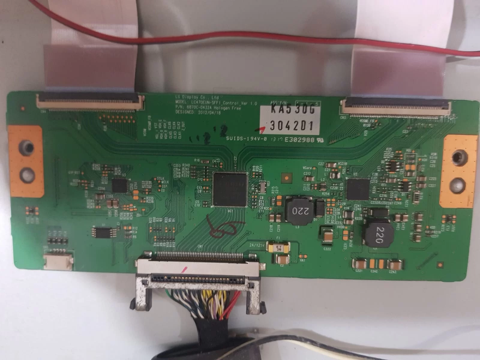 PHILIPS 42PFL3507H/12,LC470EUN-SFF1_CONTROL_VER1.0,TICON BOARD