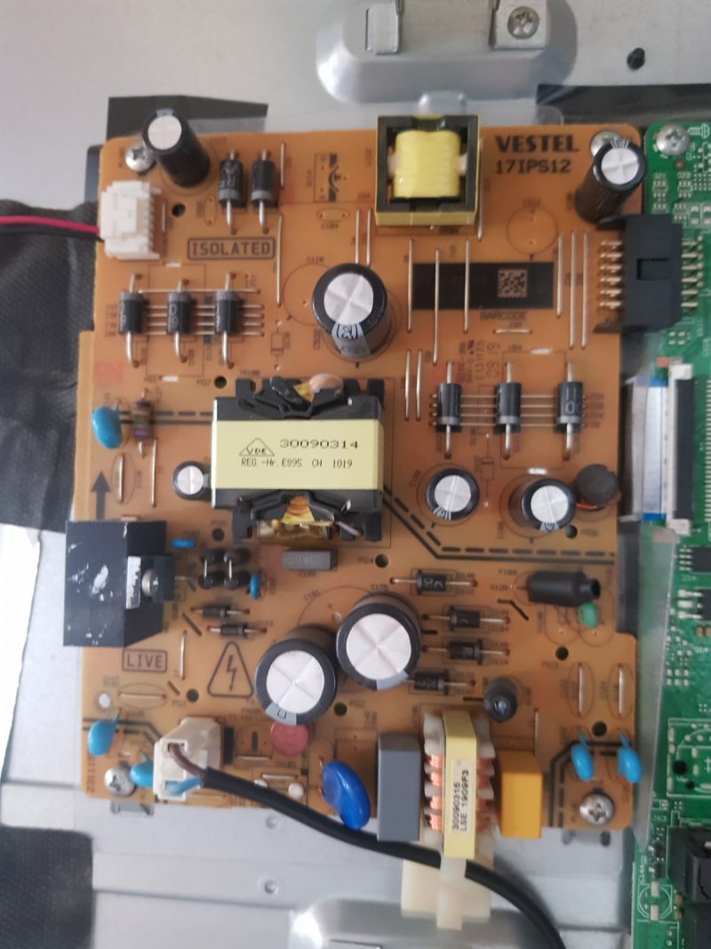 VESTEL 40FD5050,17IPS12,POWER BOARD,BESLEME