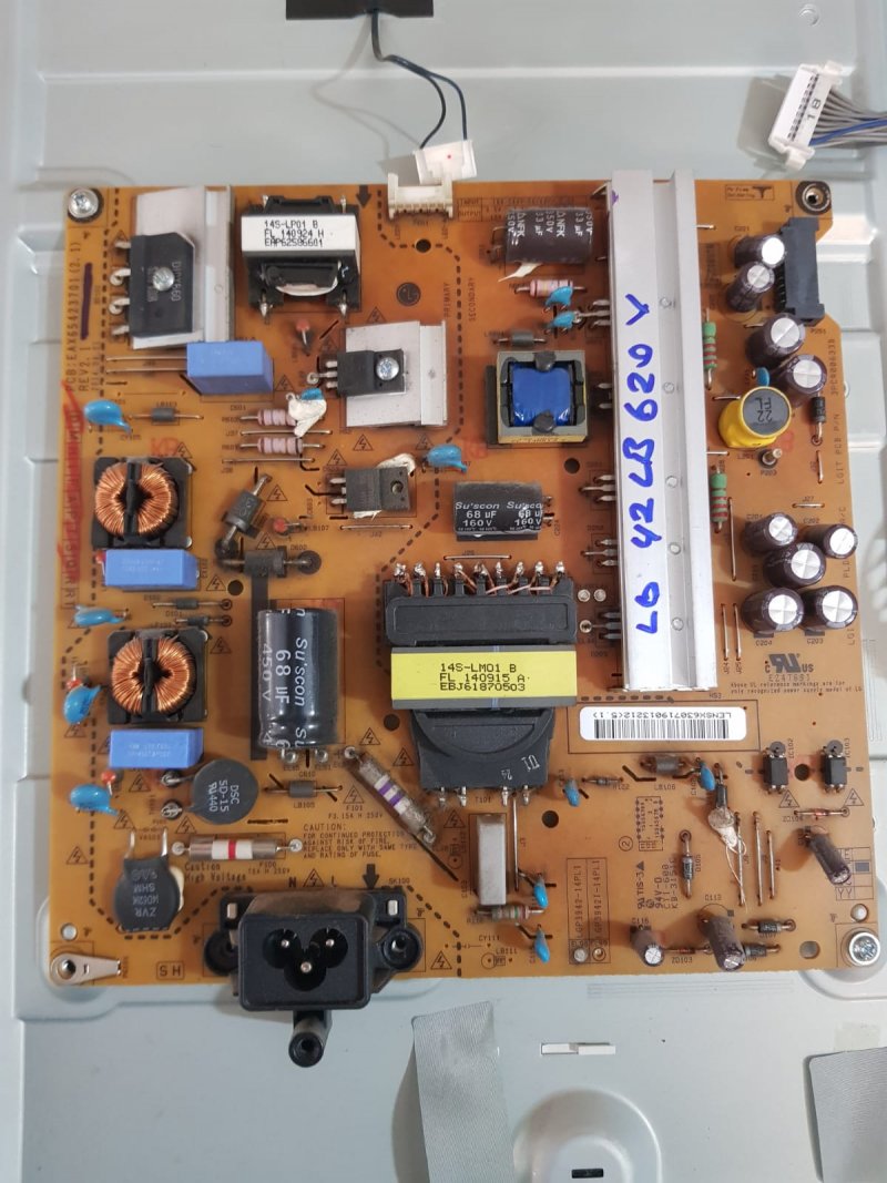 LG LB620V,EAX65423701(2.1),POWER BOARD,BESLEME