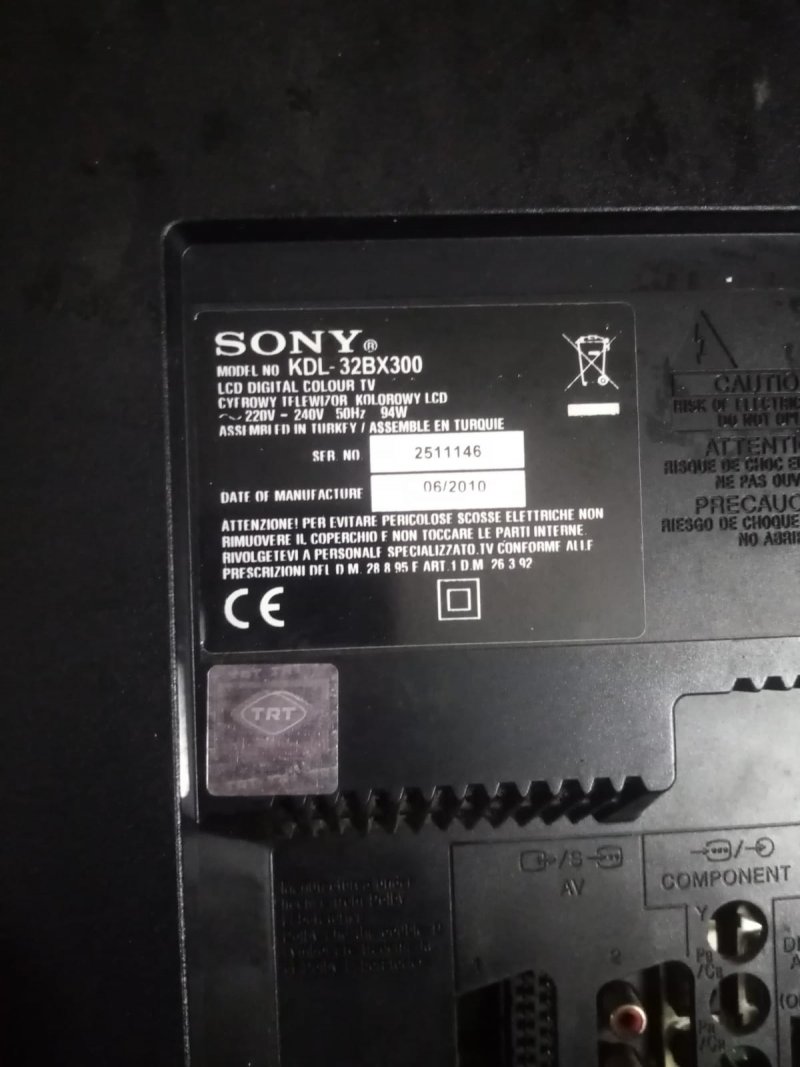 SONY KDL-32BX300,SSI320_4UG01 REV:1.0,INVERTER