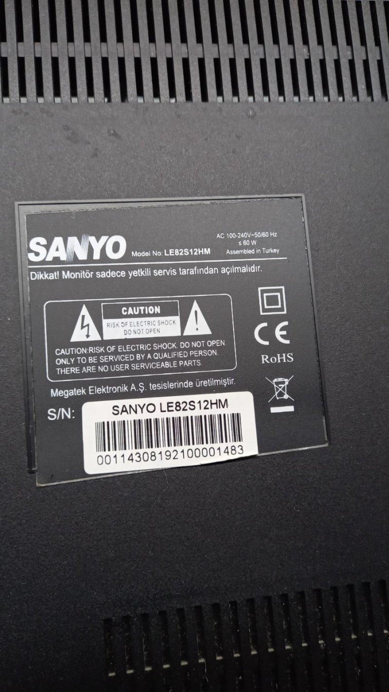 SANYO LE82S12HM KUMANDA