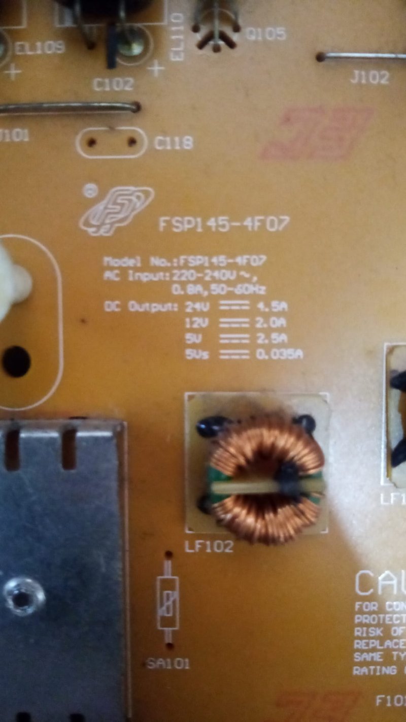 FSP145-4F07 , VEV910 , F 82-208 FHD , T315HW05 , POWER BOARD , ARÇELIK BESLEME