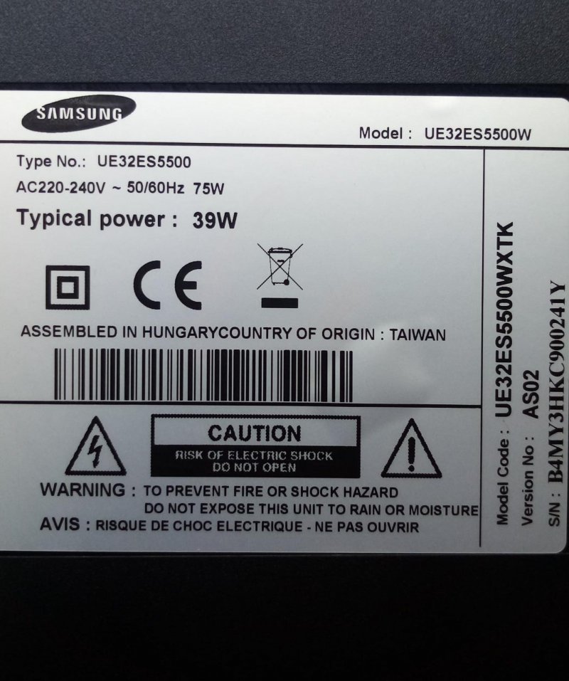 SAMSUNG UE32ES5500 BN44-00501A PD32A1_CSM BESLEME POWERSUPPLY