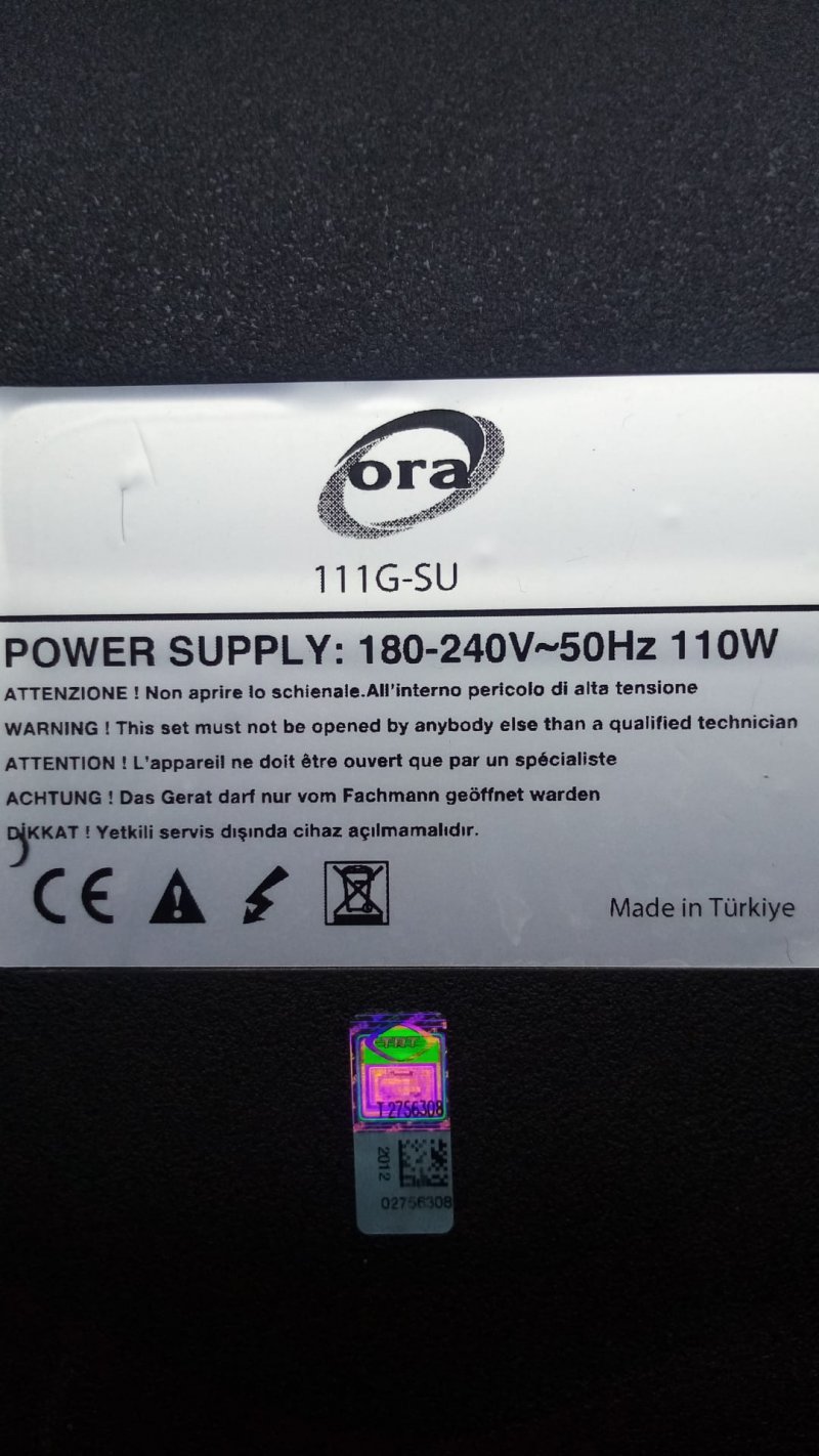 ORA 111G-SU SSL400_0E2B REV:0.1 LED DRİVER BOARD