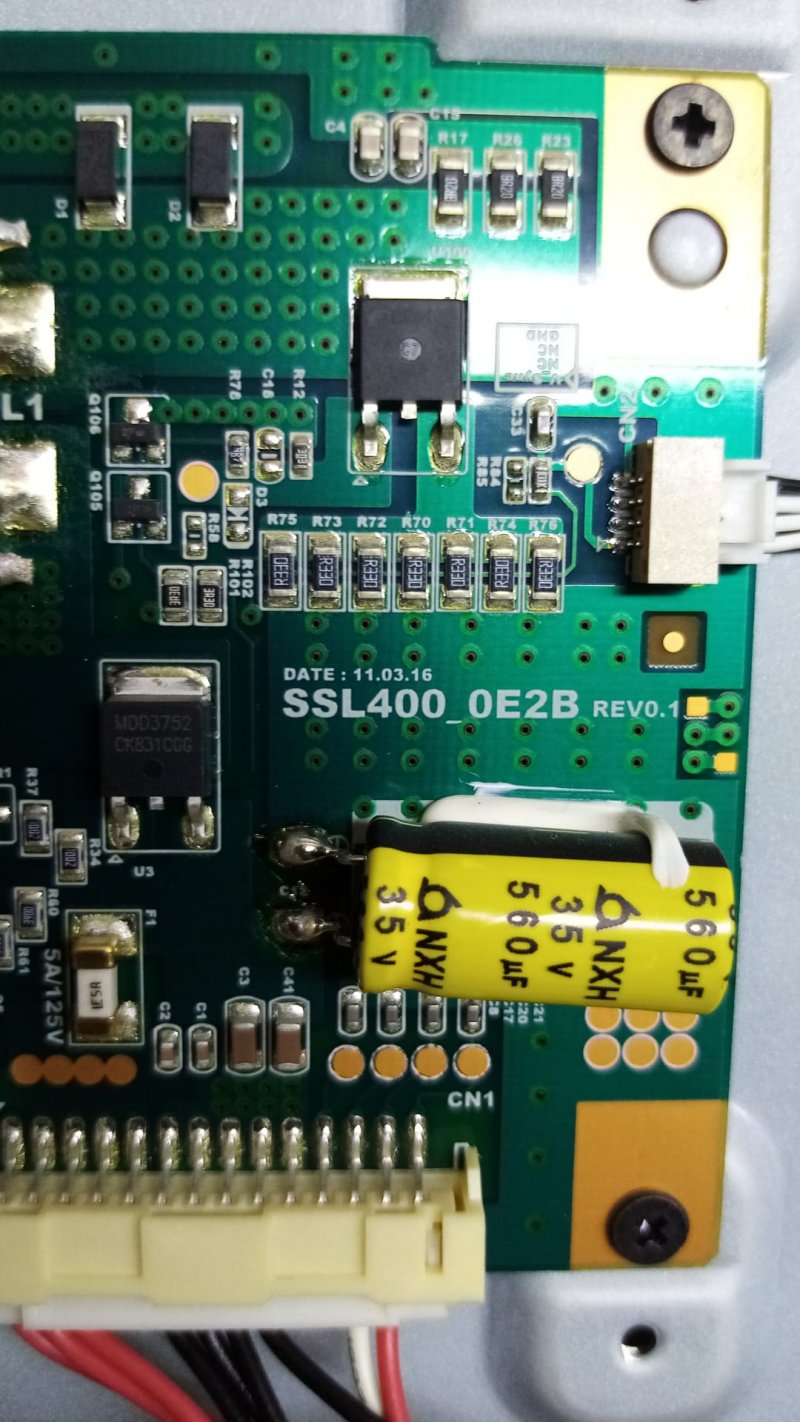 ORA 111G-SU SSL400_0E2B REV:0.1 LED DRİVER BOARD