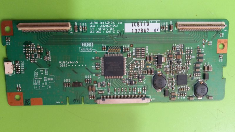 6870C-0195A , LC320WXN SA A1  7C811D  1376A2  T-CON BOARD